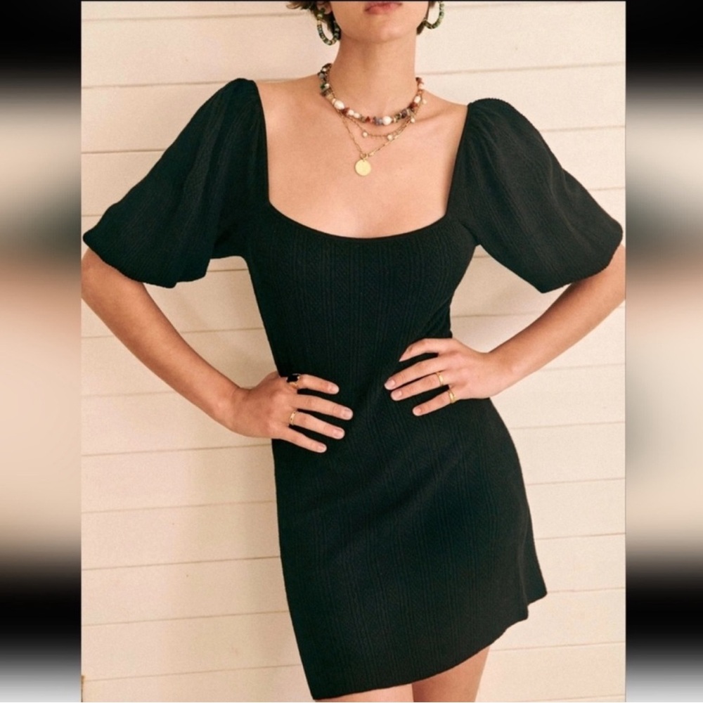 Sezane La Maille Clelia Knit Mini Dress